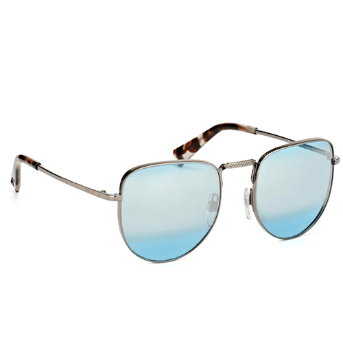 نظارة شمسية دائرية عدسات زرقاء من فالنتينو للنساء - VA2012